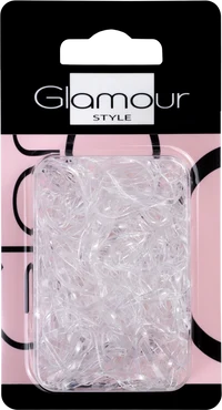 Glamour Transparent Hair Ties