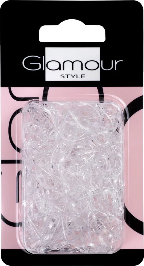 Glamour Transparent Hair Ties