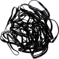 Glamour Black Hair Ties 2