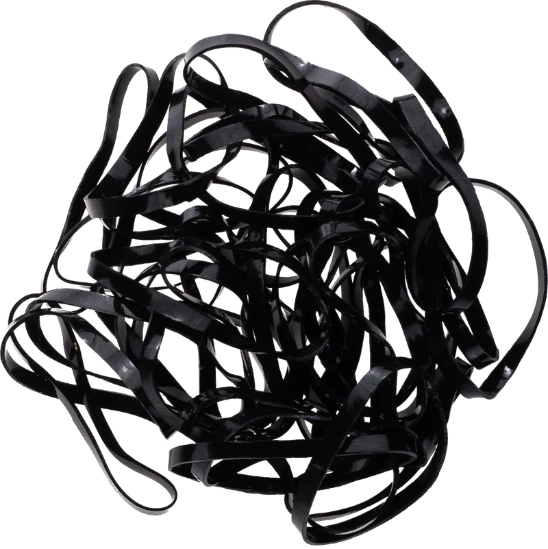 Glamour Black Hair Ties 2