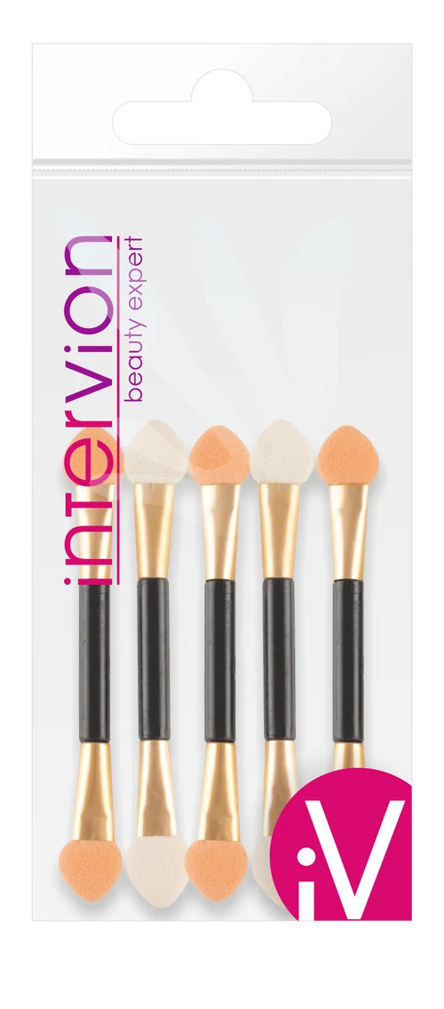 Inter‑Vion Dual‑Ended Latex Eyeshadow Sponge Applicators