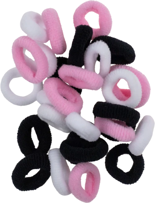 Glamour 30‑Piece Small Color‑Mix Hair Tie Set