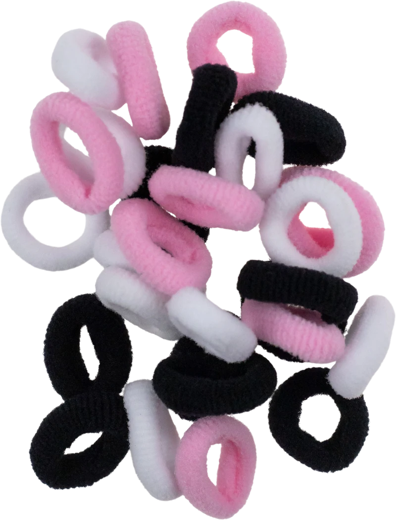 Glamour 30‑Piece Small Color‑Mix Hair Tie Set 2