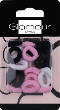 Glamour 30‑Piece Small Color‑Mix Hair Tie Set