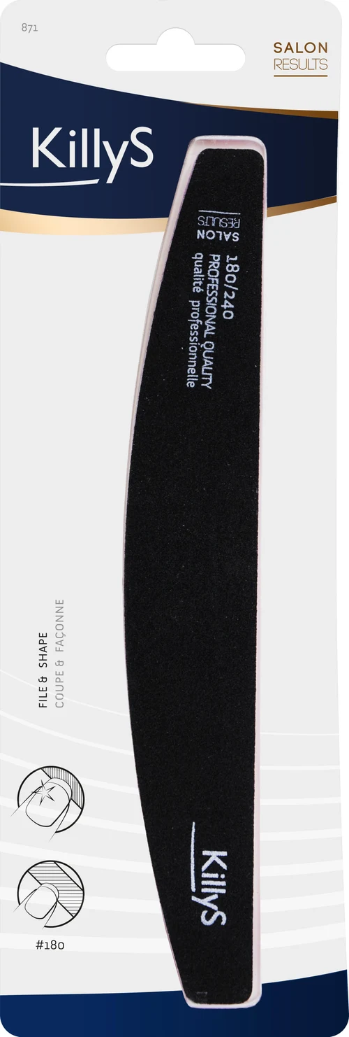 KillyS 180 Grit Nail File and Buffer