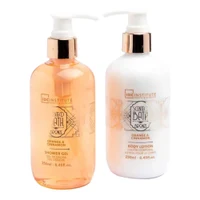 IDC Institute Scented Bath Bronze Metallic Duo Set Orange & Cinnamon – Bath Set 2 pcs. 3