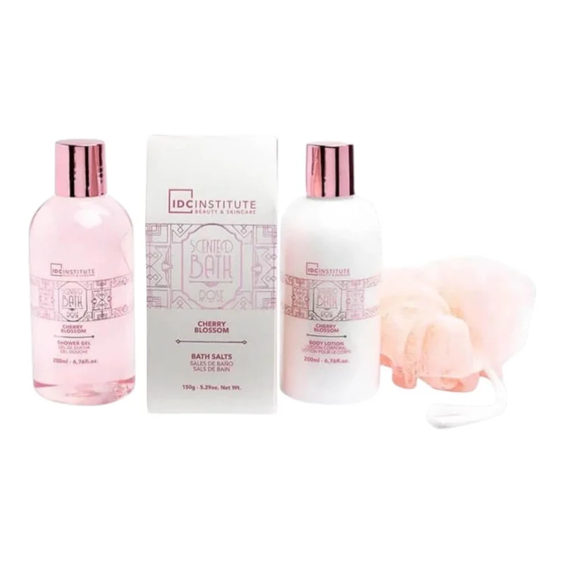 IDC Institute Scented Bath Rose Cherry Blossom Set 4 pcs. 2