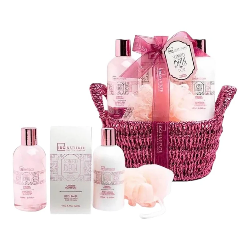 IDC Institute Scented Bath Rose Cherry Blossom Set 4 pcs. 3