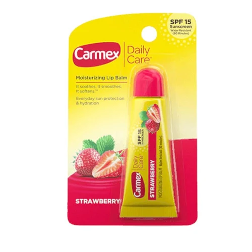 CARMEX Strawberry Lip Balm Tube SPF15 10g