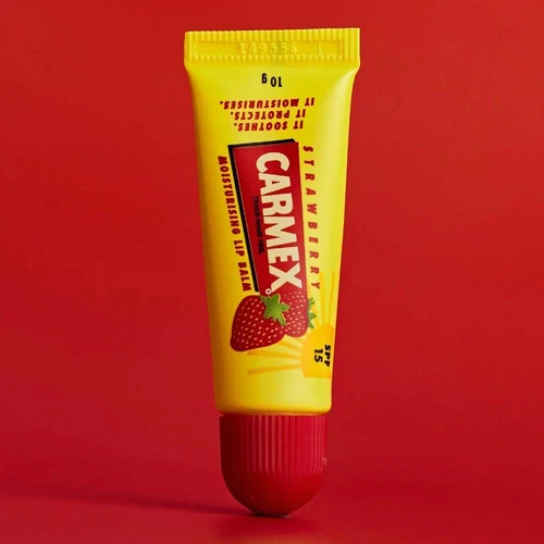 CARMEX Strawberry Lip Balm Tube SPF15 10g
