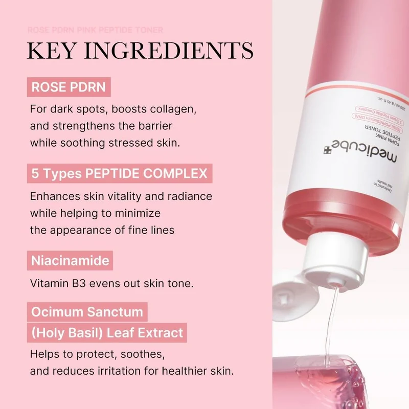 Medicube PDRN Pink Peptide Toner 250 ml 3
