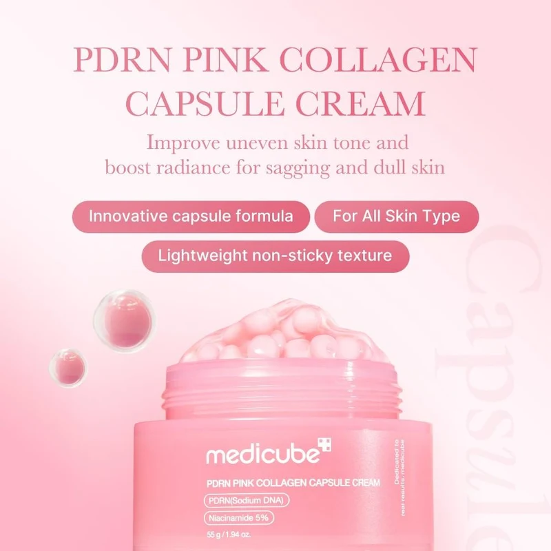 Medicube PDRN Pink Collagen Capsule Cream 55 ml 2