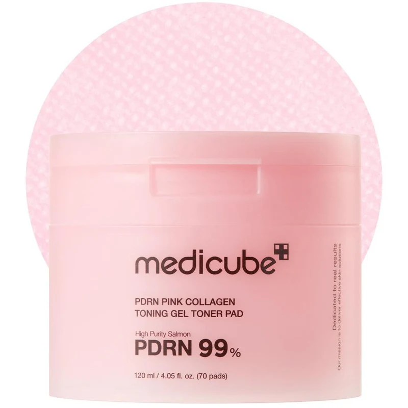 Medicube PDRN Pink Collagen Gel Toner Pad 70 pcs 2