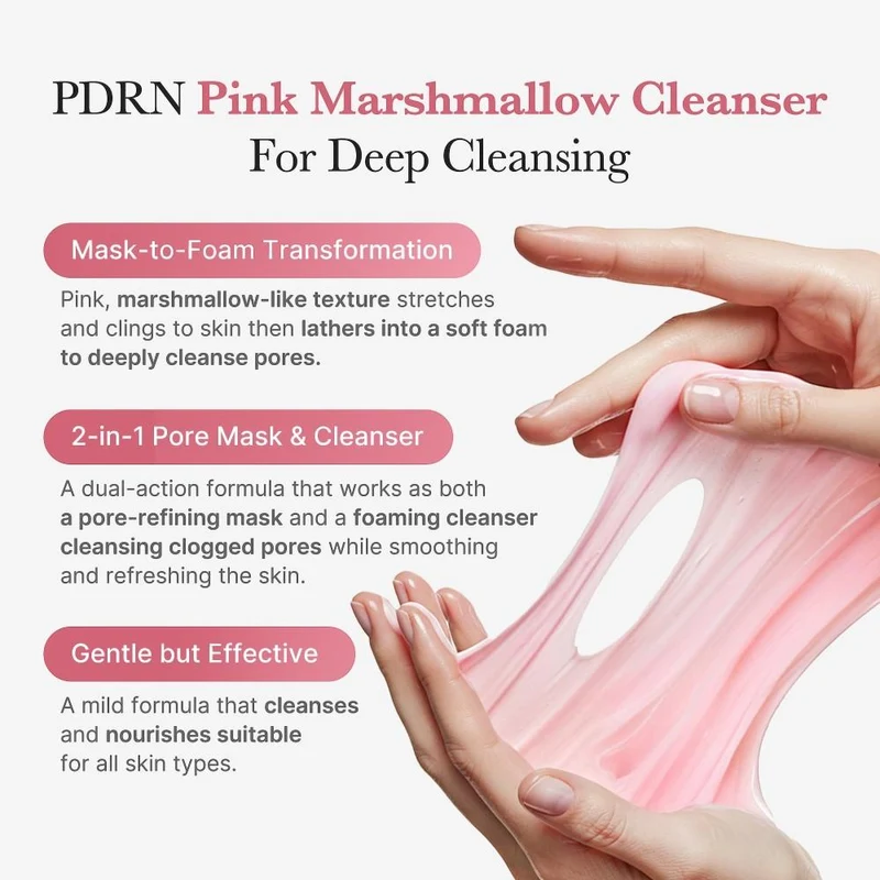 Medicube PDRN Pink Niacinamide Whip Cleanser 120 g 5