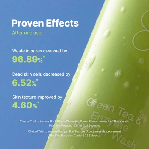 By Wishtrend Green Tea & Enzyme Powder Wash, 110 g