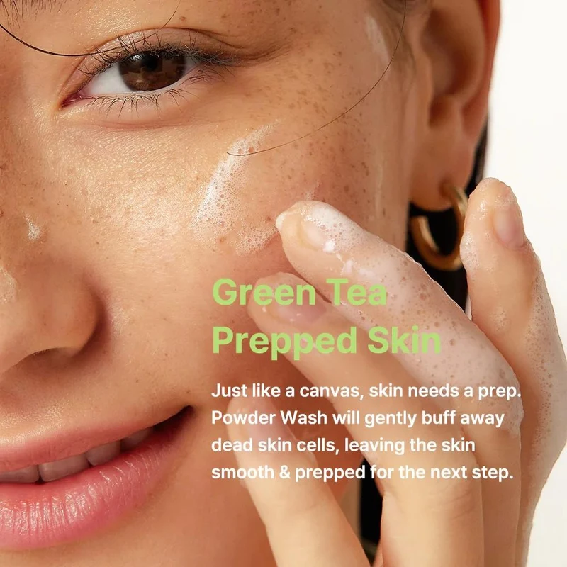 By Wishtrend Green Tea & Enzyme Powder Wash, 110 г 3