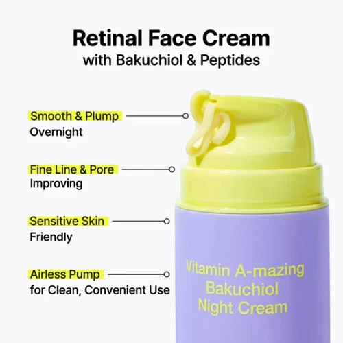 By Wishtrend Vitamin A-mazing Bakuchiol Night Cream 30 ml