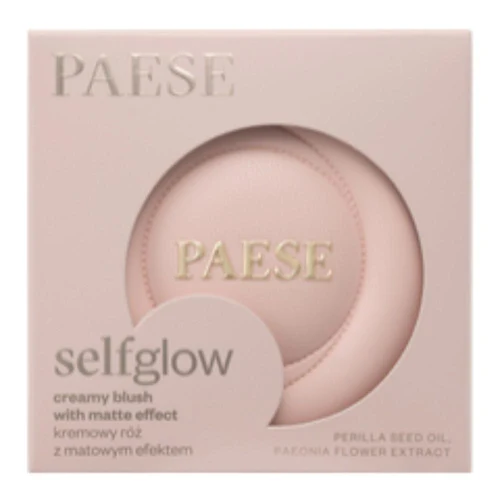 PAESE SELFGLOW creamy blush with matte effect