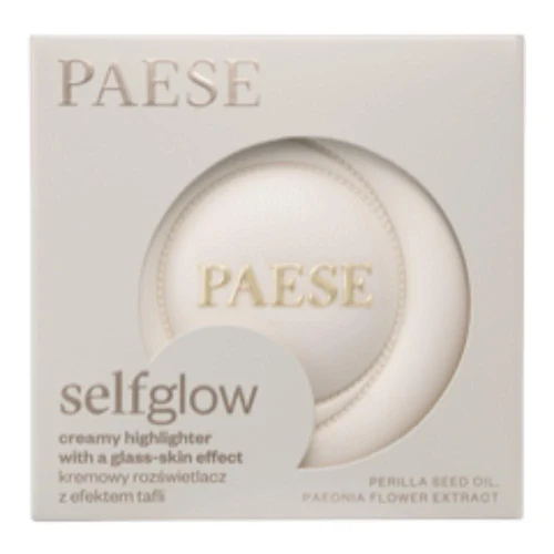 PAESE SELFGLOW creamy highlighter with a gloss-skin effect