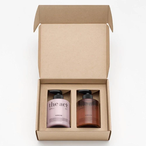 The Act Virgin Body Care Set, massage body 300 ml + oil body lotion 300 ml