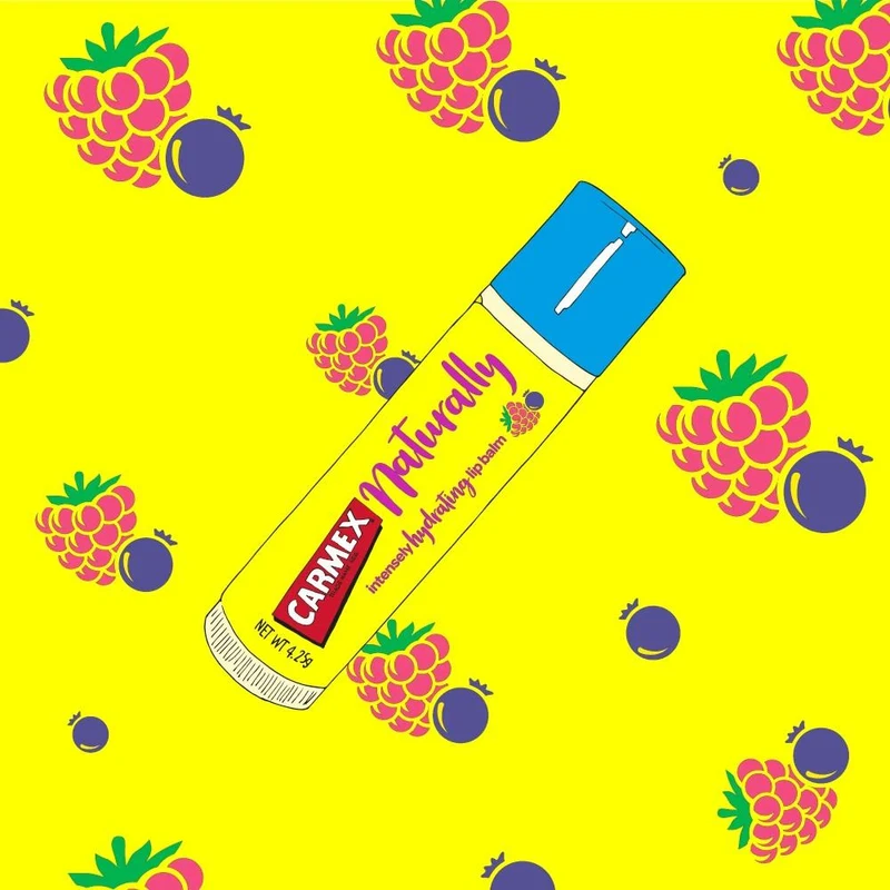 CARMEX Stick Lips Balm Naturally Berry 2