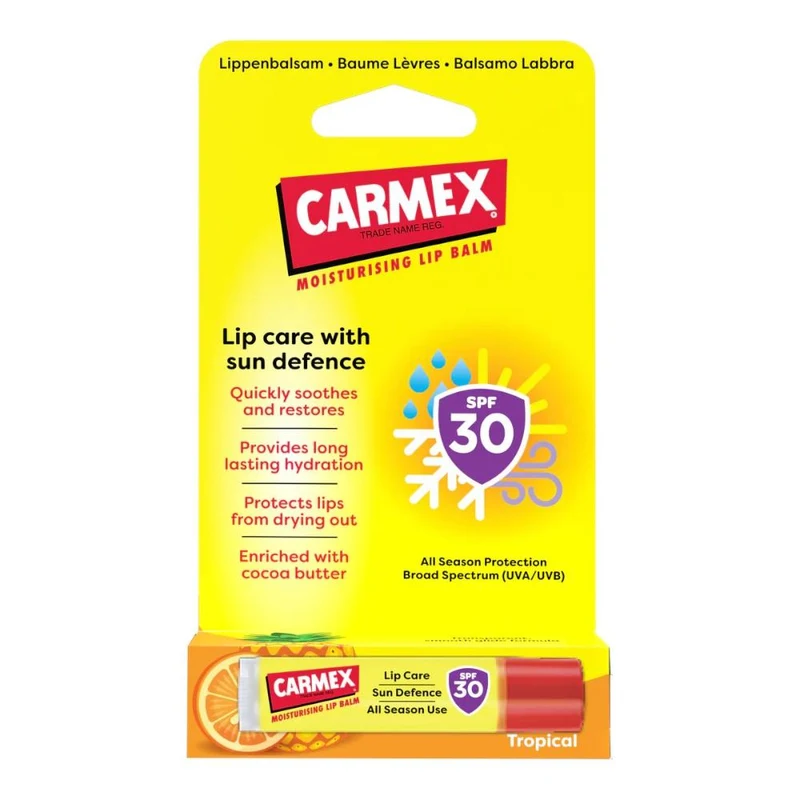 CARMEX Lips Balm Sun Defense Stick Tropical SPF 30 2