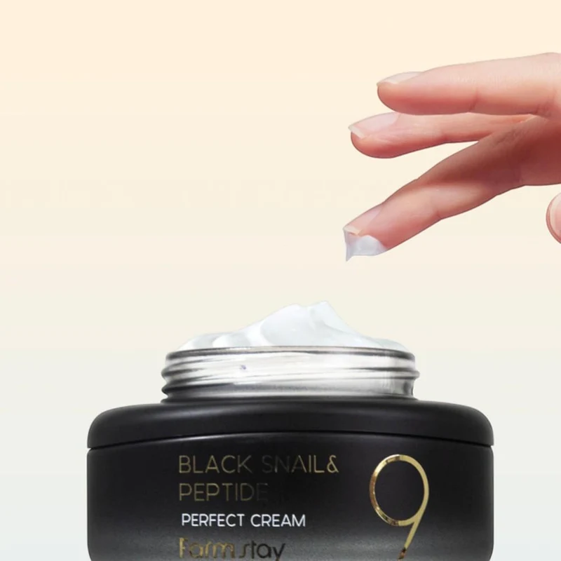 Farmstay Black Snail & Peptide 9 Perfect Cream 55 ml 2