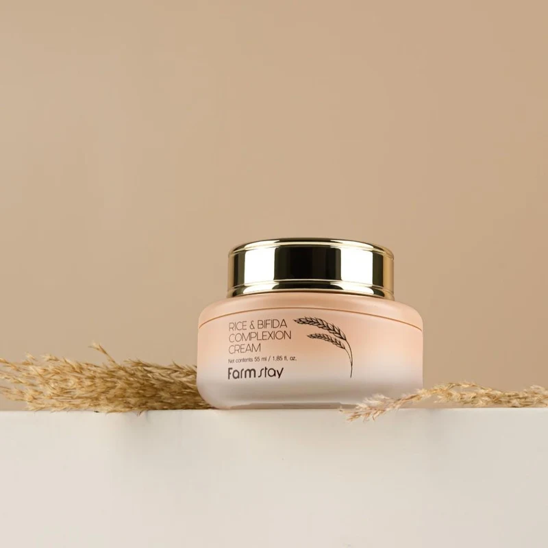 FARMSTAY RICE & BIFIDA Complexion Cream, 55 ml 3
