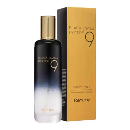 Farmstay Black Snail & Peptide 9 Perfect Toner 120 ml