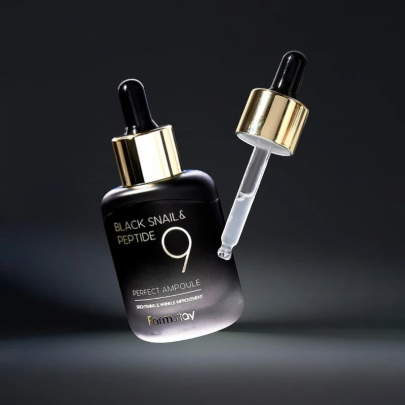 Farmstay Black Snail & Peptide 9 Perfect Ampoule 35 ml 3