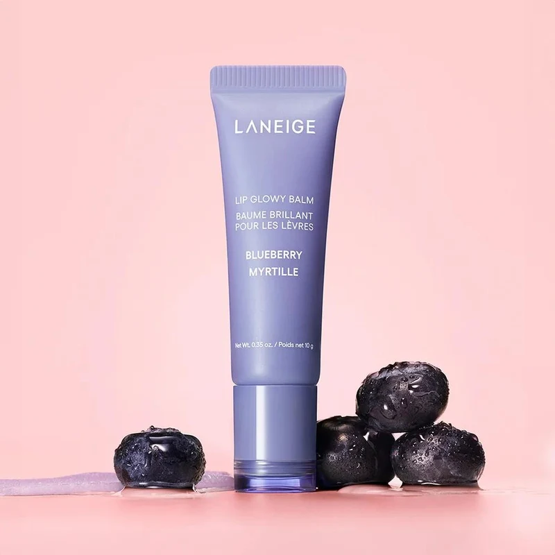 Laneige Lip Glowy Balm - Blueberry 5