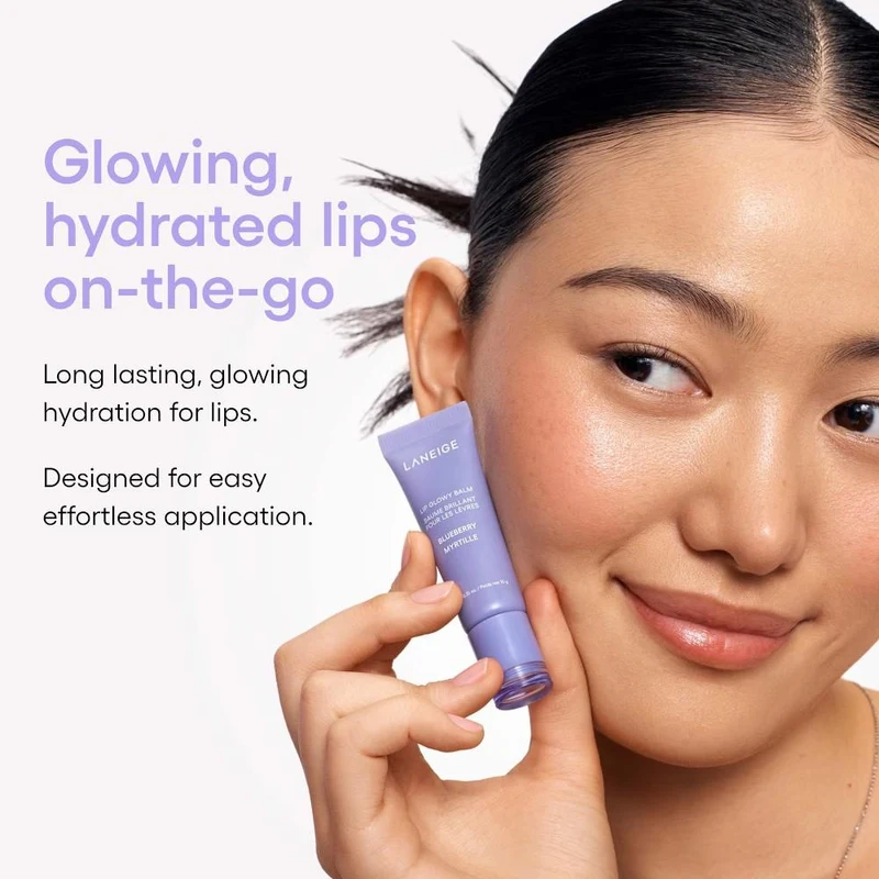 Laneige Lip Glowy Balm - Blueberry 4