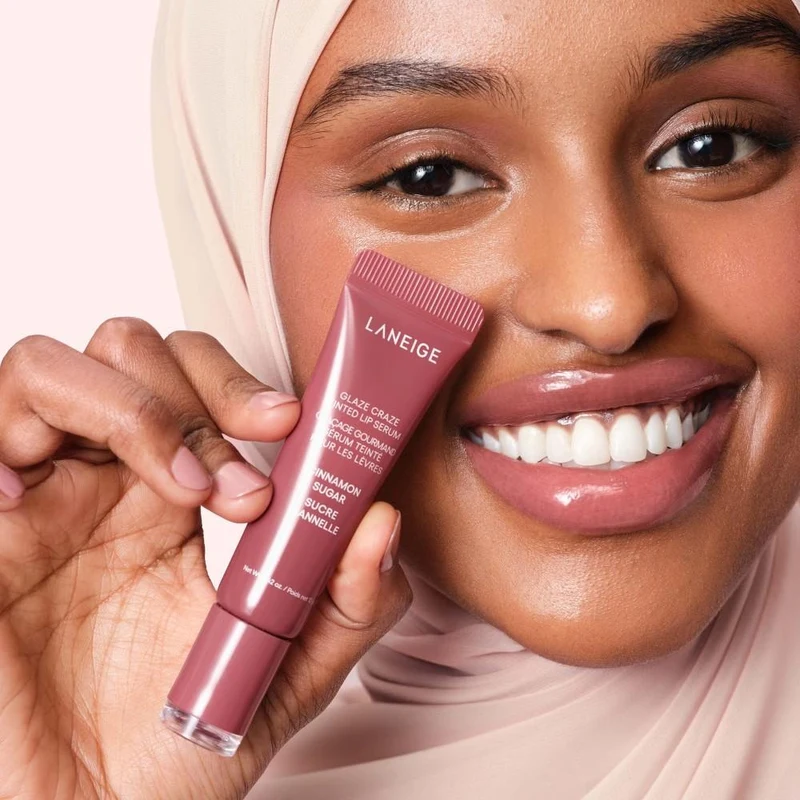 Laneige Glaze Craze Tinted Lip Serum - Cinnamon Sugar 5