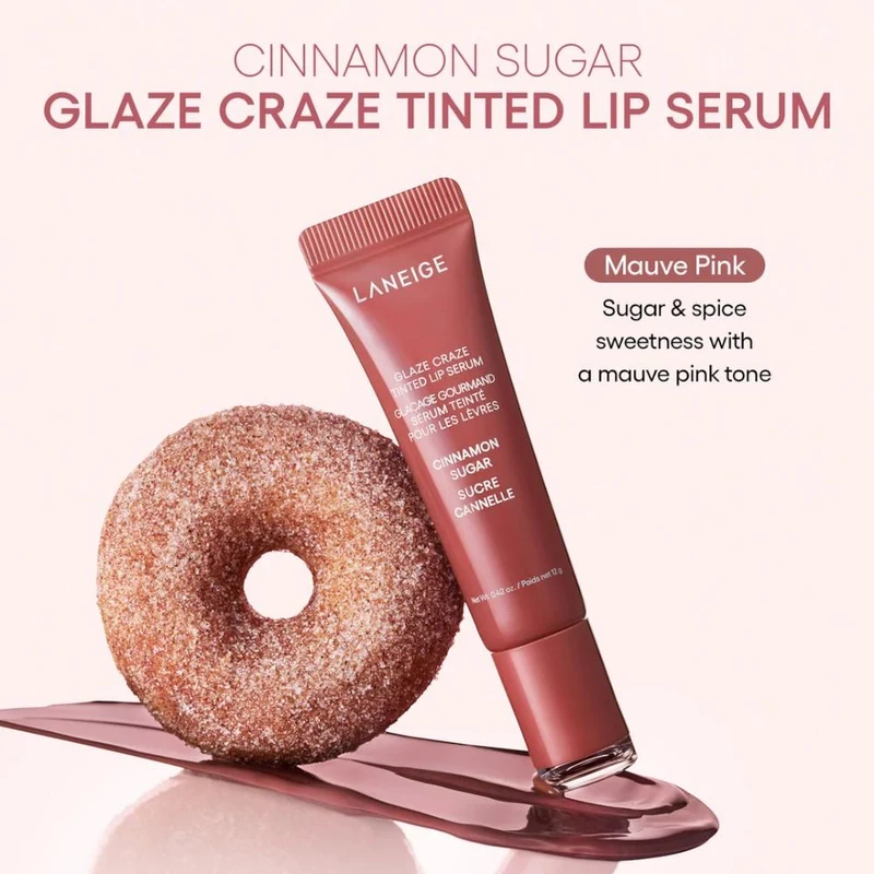 Laneige Glaze Craze Tinted Lip Serum - Cinnamon Sugar 3