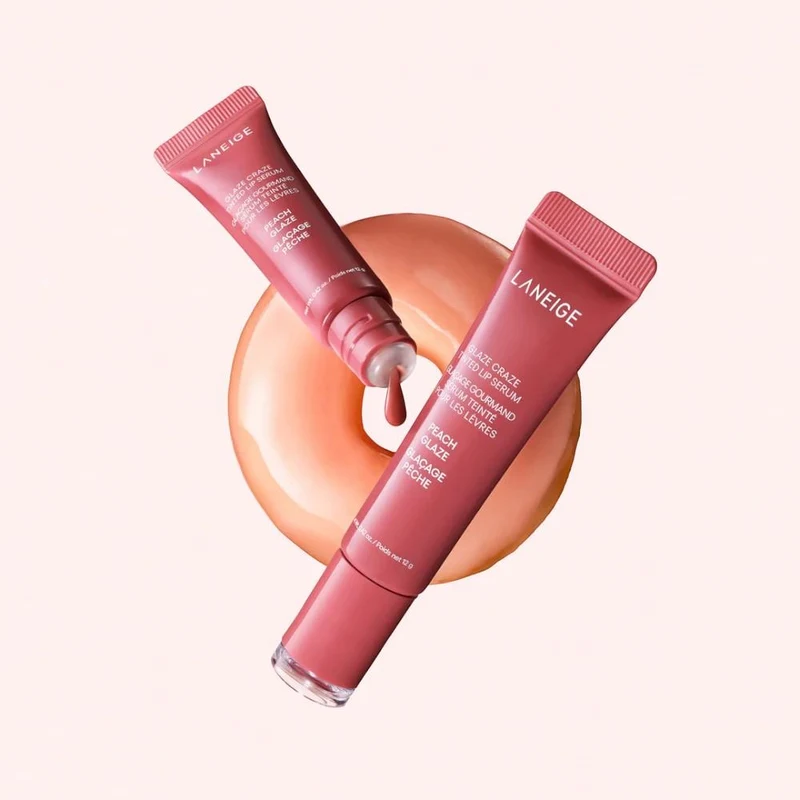 Laneige Glaze Craze Tinted Lip Serum - Peach Glaze 4