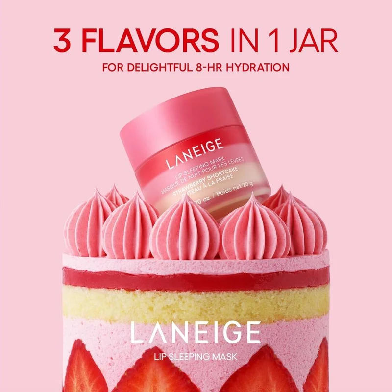 Laneige Lip Sleeping Mask - Strawberry Shortcake 5