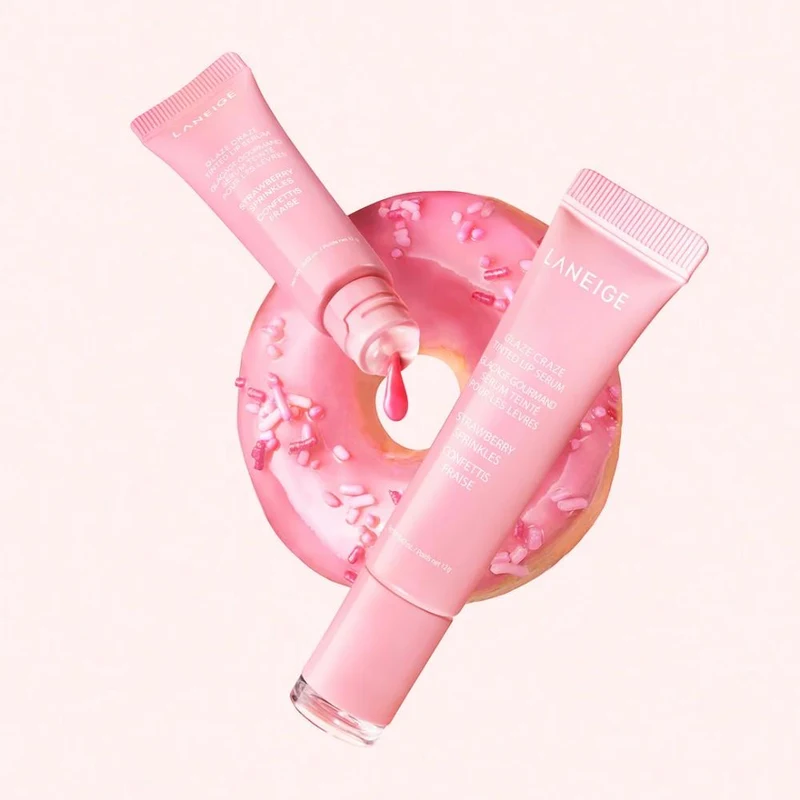 Laneige Glaze Craze Tinted Lip Serum - Strawberry Sprinkles 6