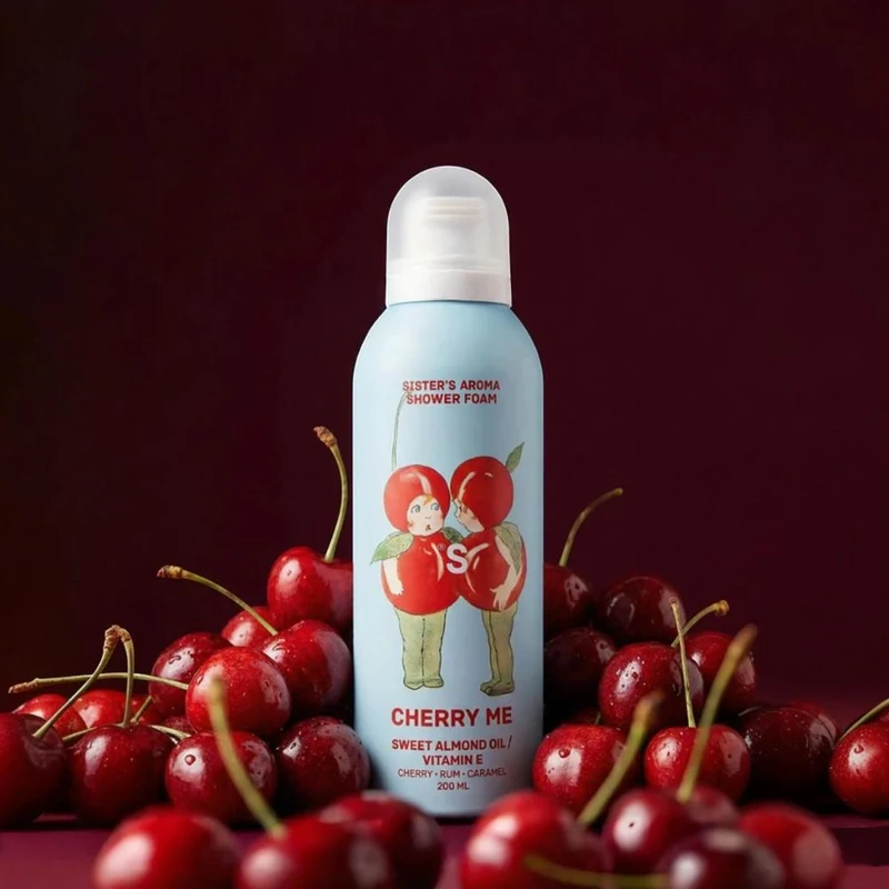 Sister’s Aroma Shower foam Cherry me 200 ml 3