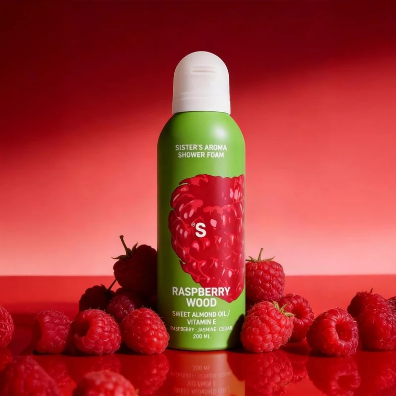 Sister’s Aroma Shower foam Raspberry Wood 200 ml 2