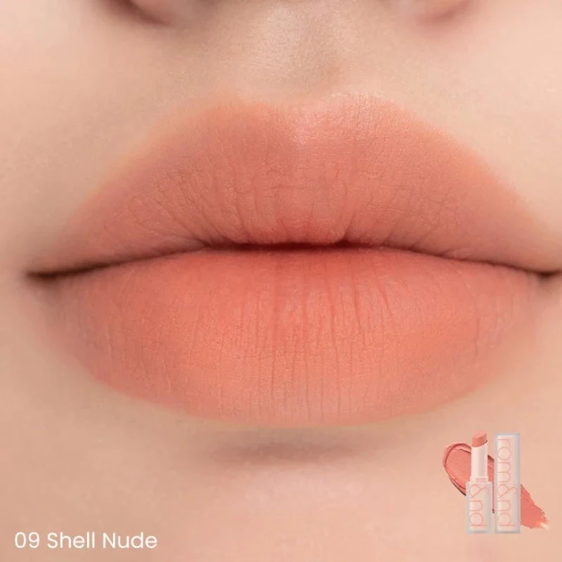 Rom&nd Zero Matte Lipstick 09 Shell Nude 2