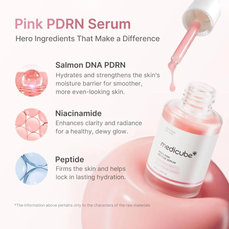 Medicube PDRN Pink Peptide Serum 30 ml 4