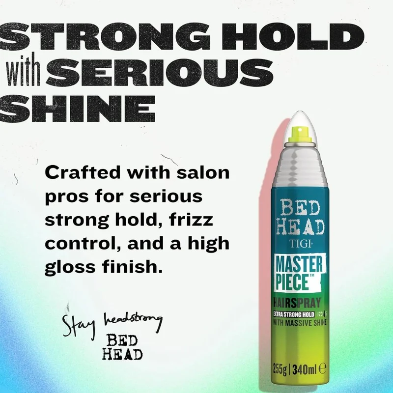 Tigi Bed Head Masterpiece Shiny Hairspray with Strong Hold 340 ml 2
