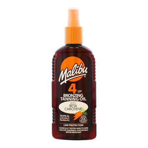 Malibu Bronzing Tanning Oil Spray With Carotene SPF4 200 ml