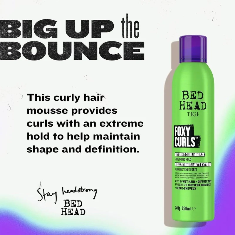 Tigi Bed Head Foxy Curls Hair Mousse 250 ml 2