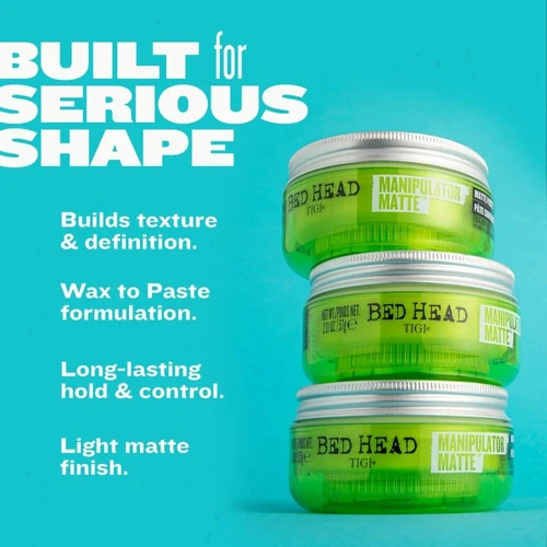 Tigi Bed Head Manipulator Matte Hair Wax Paste Strong Hold 57 g