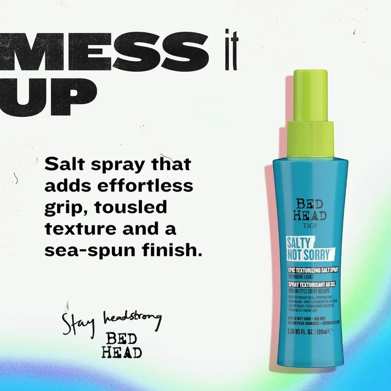 Tigi Bed Head Salty Not Sorry Texturizing  Salt Spray 100 ml 2