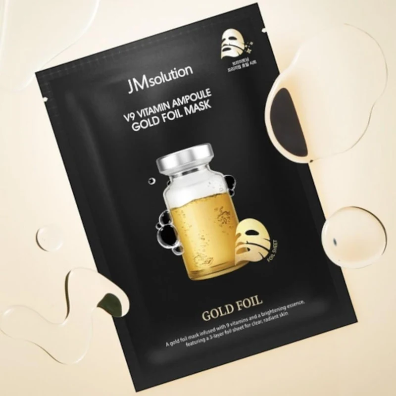 JMsolution V9 Vitamin Ampoule Gold Foil Mask 2