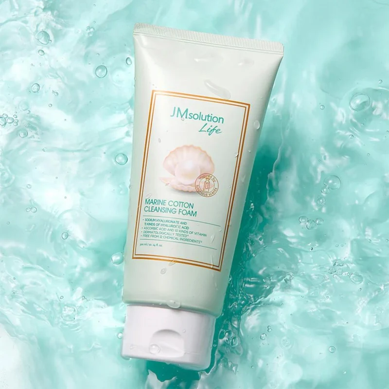 JMsolution Life Marine Cotton Cleansing Foam 300ml 2