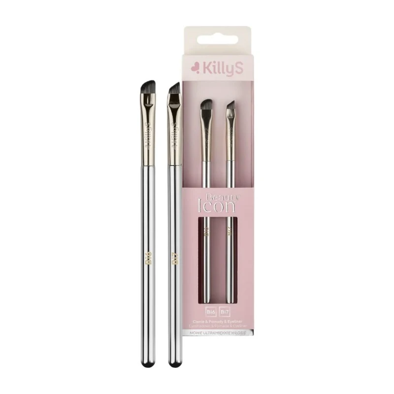 KillyS Beauty Icon Eyeshadow and Eyeliner Brush Set 2 pcs. 3