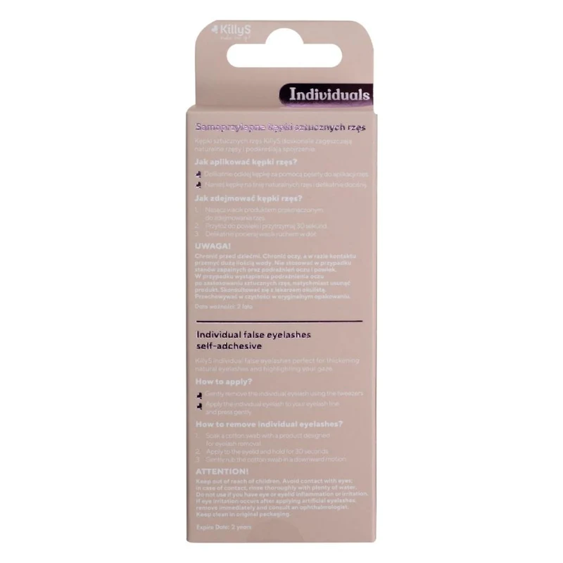 KillyS Self-adhesive Eyelashes Clusters, mixed lengths 60pcs. 2